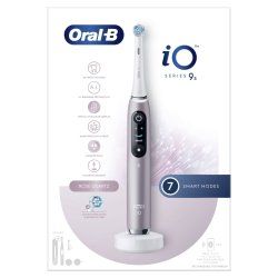 Oral-B iO 9S Adult Rotating-oscillating toothbrush Pink, White