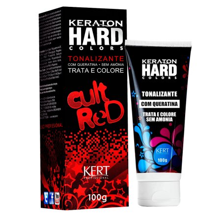 Kert Keraton Hard Colors Semi-Permanent Hair Color Cult Red 100g