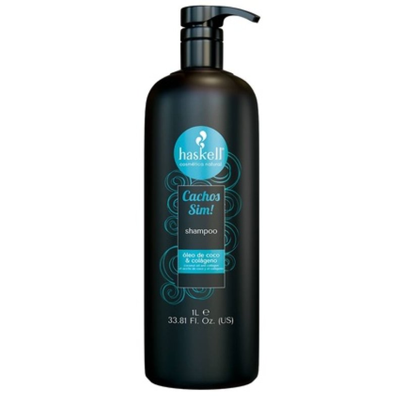Haskell Cachos Sim Shampoo 1000ml - Professional Hair Care