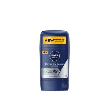 Nivea Men Derma Dry Control Maximum 96h Anti-Perspirant Stick 50ml 1.69fl oz