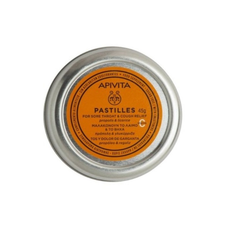 Apivita Propolis & Licorice Pastilles 45g