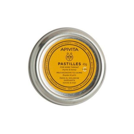 Apivita Thyme & Honey Pastilles 45g
