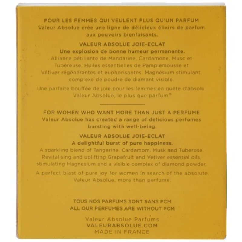 Valeur Absolue Joie Eclat Eau de Parfum 90ml