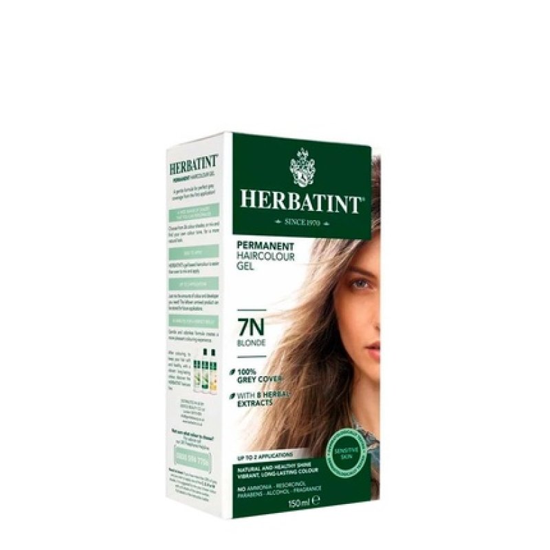 Herbatint Permanent Hair Color N7 Blonde 150ml