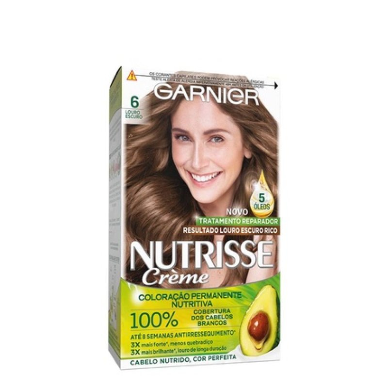 Garnier Nutrisse Permanent Hair Color 6 Dark Blonde