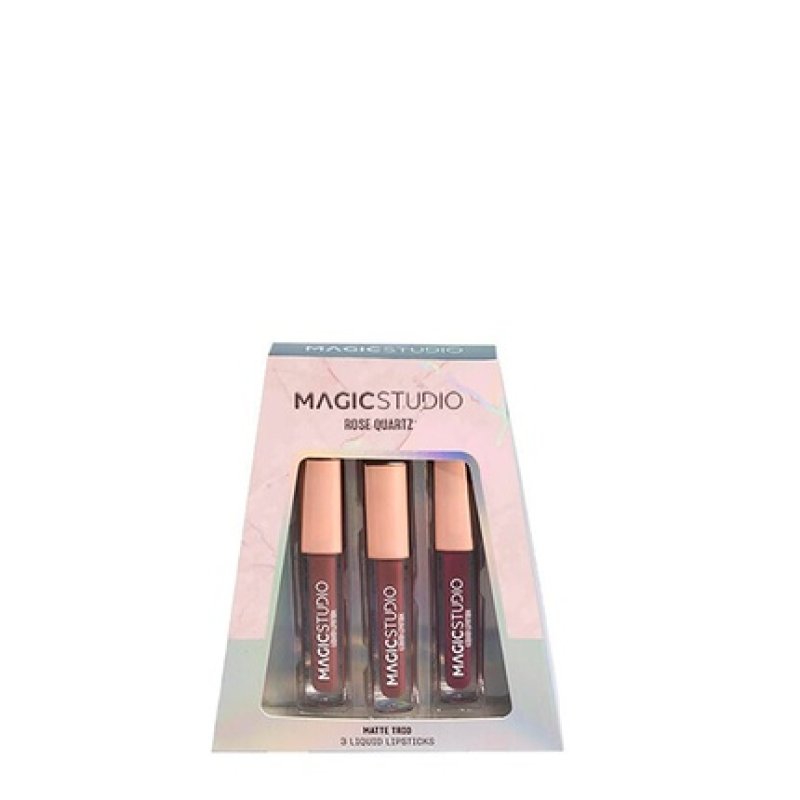 Magic Studio Rose Quartz Lip Gloss Trio