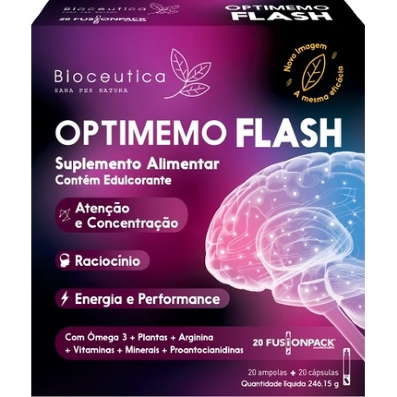 Optimemo Flash 20 Ampoules 20 Capsules