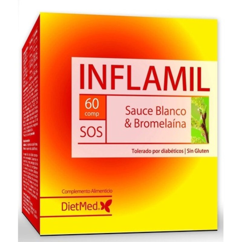 Dietmed Inflamil 60 Tablets with White Sauce and Bromelain