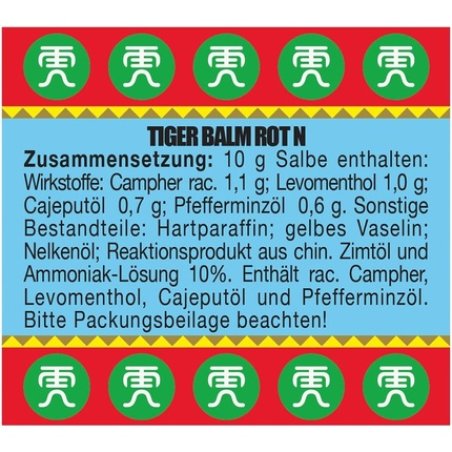 Tiger Balm Red N Natural Balm to Promote Skin Circulation