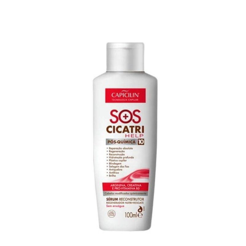 Capicilin Sos Cicatri Help Serum Reconstructor 100ml - Professional Hair Care