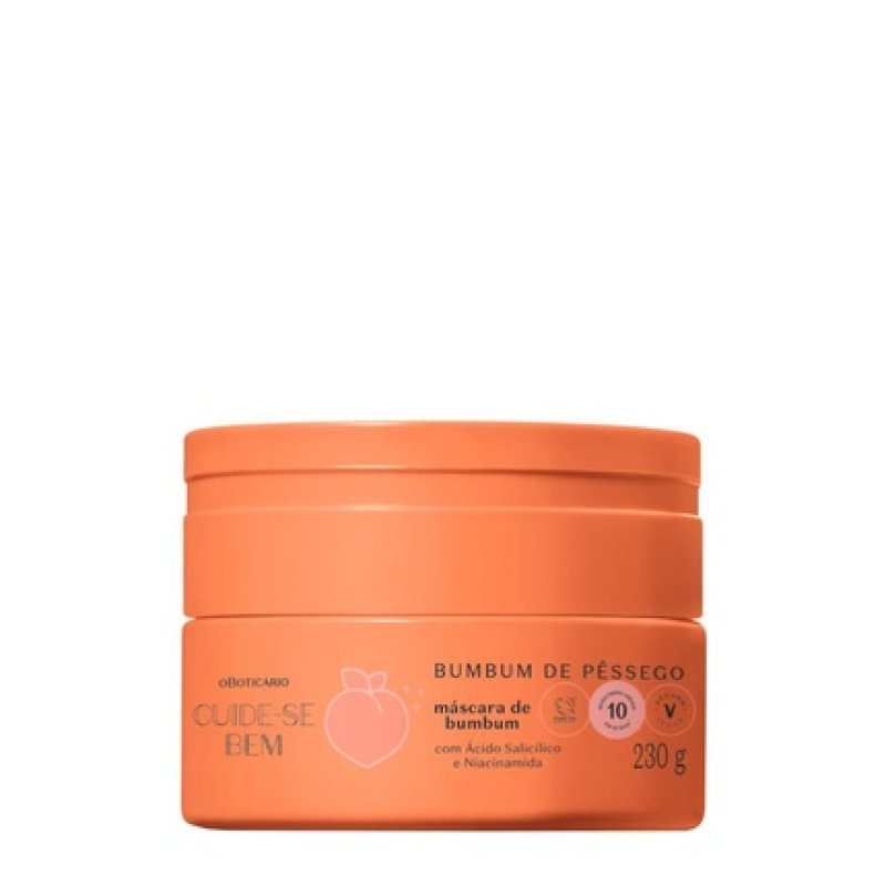 Boticario Cuide-Se Bem Peach Bum Bum Mask 230g
