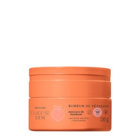 Boticario Cuide-Se Bem Peach Bum Bum Mask 230g