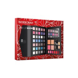 Deborah Milano Women's Makeup Book Volume Gift Set - Palette of Eyeshadows, Gloss, Lipsticks, and Face Powder in