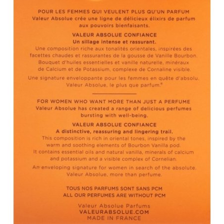 Valeur Absolute Confiance Eau De Parfum 90 Ml