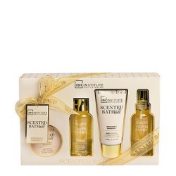 Idc Institute Scented Bath Gold Set Of 4 Pieces