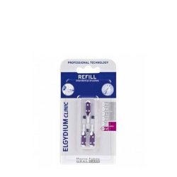 Elgydium Clinic Recharge For Interdental Brush Purple Iso 5 3 Units