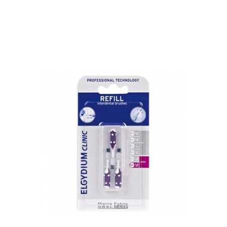 Elgydium Clinic Recharge For Interdental Brush Purple Iso 5 3 Units