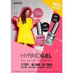 Andreia Professional Hybrid Gel Nail Polish Fusion Color H10 Pink Nude Shades of Nudes Soft Shades