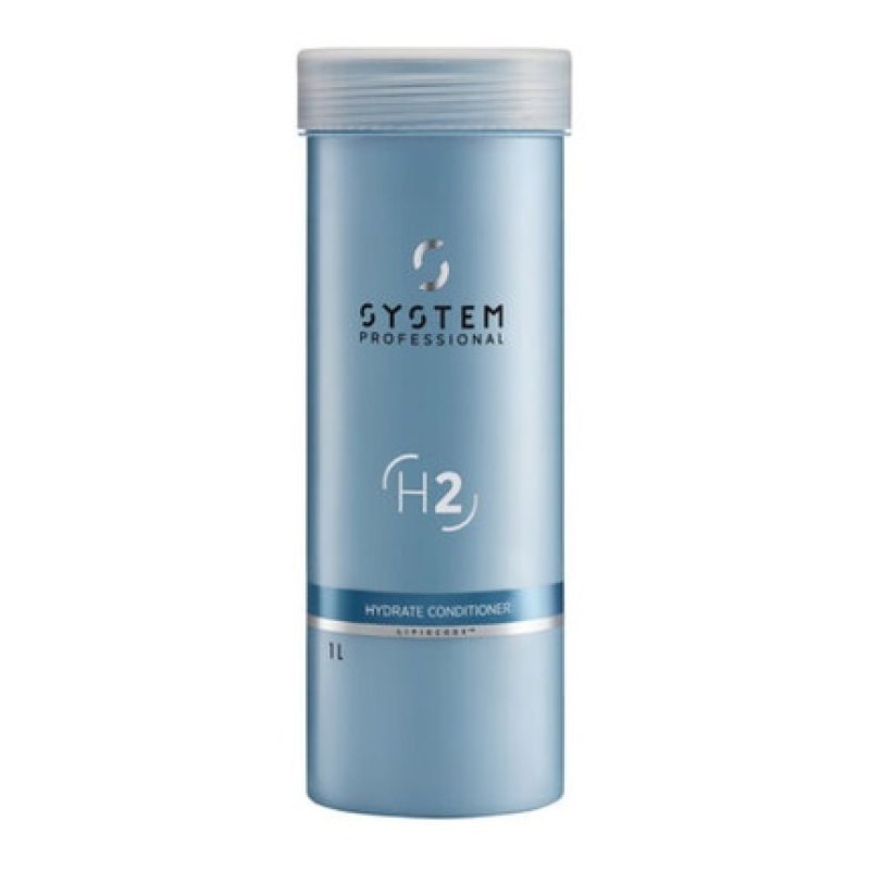 System Professional Hydrate Conditioner H2 1000ml Moisturizing Balm for All Hair