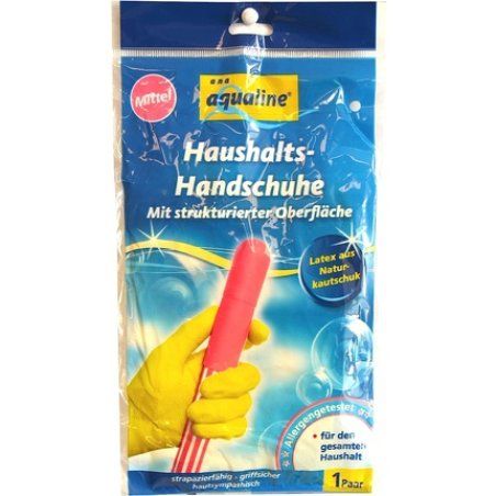 Aqualine 9006 1 Latex Quality 09003 Household Gloves Medium