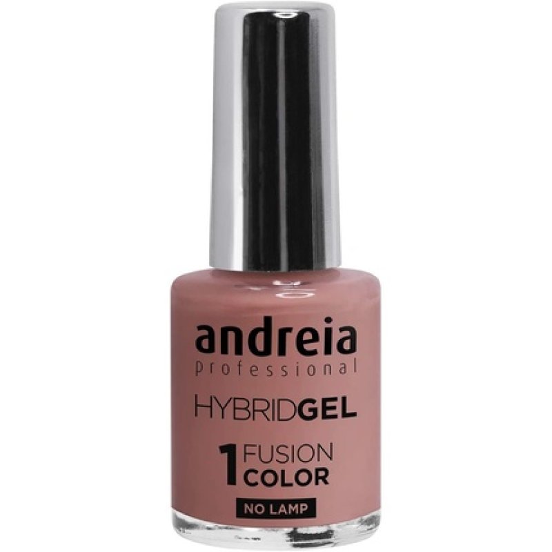 Andreia Professional Gel Hybrid Nail Polish 2 Step No Lamp Required - Fusion Color H8 Natural 10ml