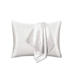 Ls Beauty Essentials Antifrizz Satin Pillowcase White