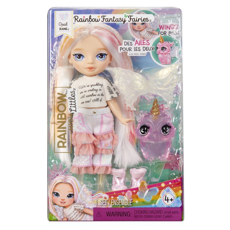 Rainbow High Littles Rainbow Fantasy Fairies Doll- Opal (Rainbow)