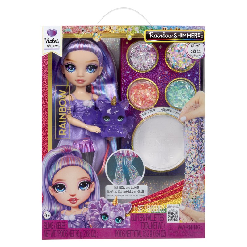 Rainbow High Shimmers with Slime - Violet