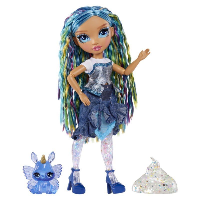 Rainbow High Rainbow Shimmers with Slime Fashion Doll - Skyler (blue)