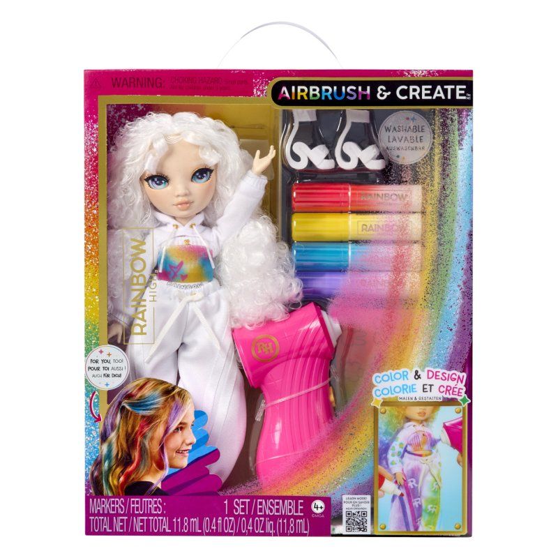 Rainbow High Air Brush & Create Fashion Dolls -Green Eyes