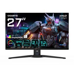 GIGABYTE AORUS FO27Q5P OLED QHD Gaming Monitor - 2560 x 1440, 500Hz, 0.03ms, KVM, 300 cd/m², FreeSync Premium Pro,