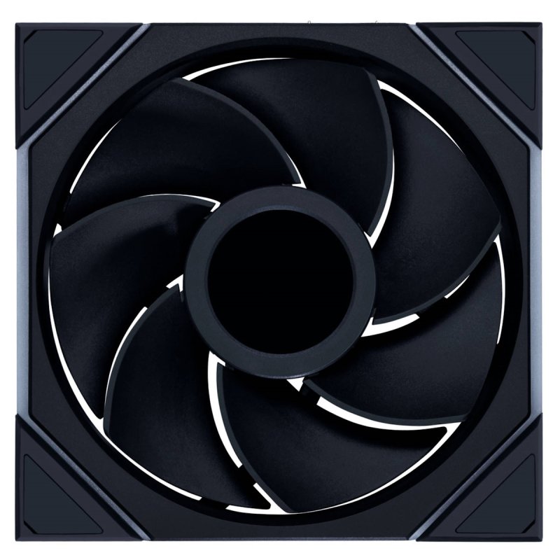 Lian Li UNI FAN TL LCD Wireless Lüfter, ARGB, PWM - Reverse Blade, 140mm, schwarz