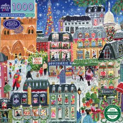 Eeboo - Puzzle 1000 pcs - Paris Christmas (EPZT781)