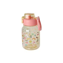Rice - Plastic Kids Drinking Bottle with Unicorn Love Print - 700 ml (PLBOT-UNILO)