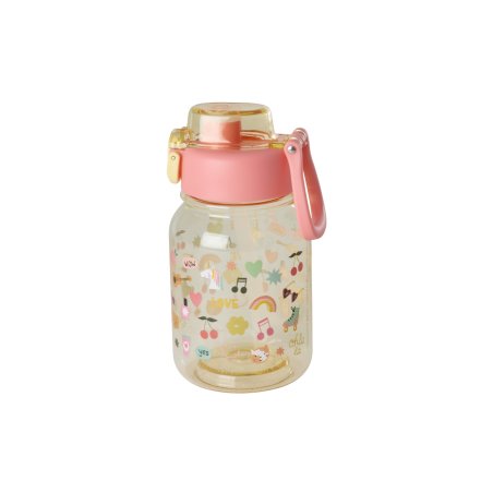 Rice - Plastic Kids Drinking Bottle with Unicorn Love Print - 700 ml (PLBOT-UNILO)