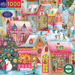 Eeboo - Puzzle 1000 pcs - Holiday Village (EPZTHYV)