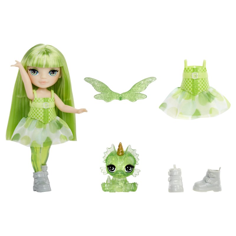 Rainbow High Littles Rainbow Fantasy Fairies Doll- Emerald (Green)