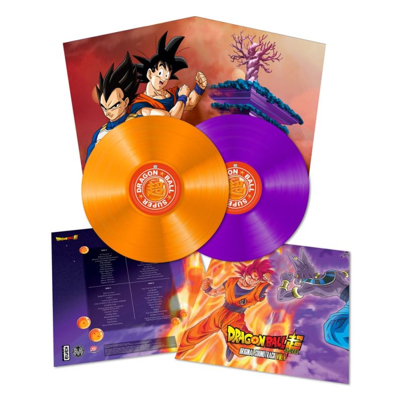 Dragon Ball Super Vol.1 - Original Soundtrack - 2-LP Orange & Purple Color Vinyl