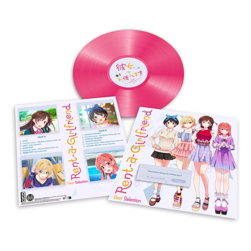 Rent-A-Girlfriend - Original Soundtrack - 1-LP Pink Color Vinyl