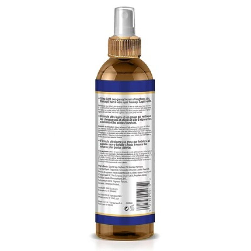 Difeel Biotin Anti-Breakage Serum Oil Mist 8 Oz - Nourishing Anti-Frizz Serum