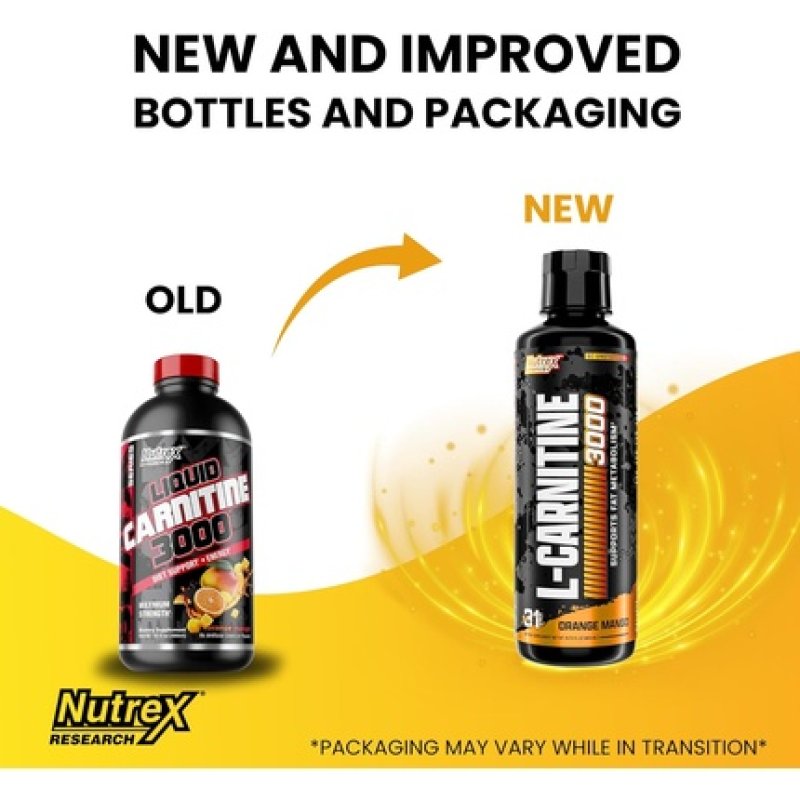 Nutrex Research Liquid Carnitine 3000 Premium Liquid Carnitine for Fat Loss