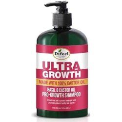 Difeel Ultra Growth Basil & Castor Oil Pro Growth Shampoo 355ml