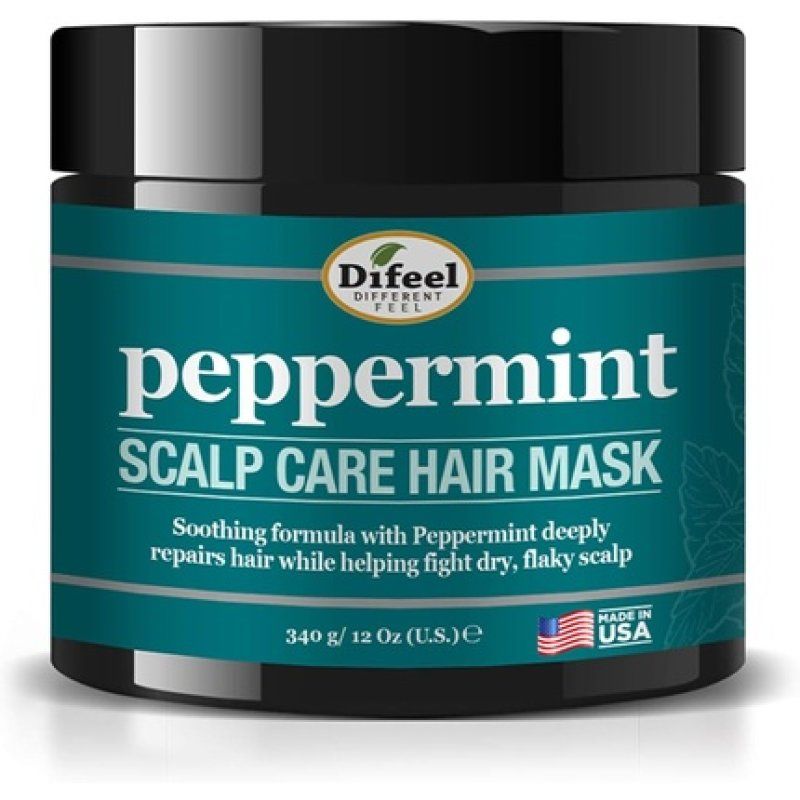 Difeel Peppermint Scalp Care Hair Mask 12 Oz