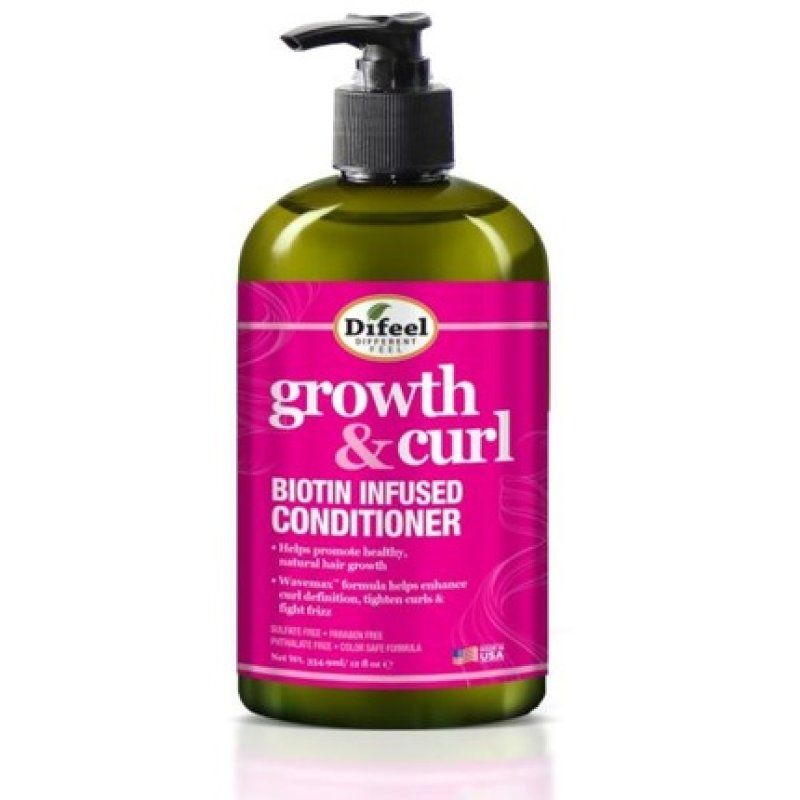 Difeel Growth and Curl Biotin Conditioner 12 Oz
