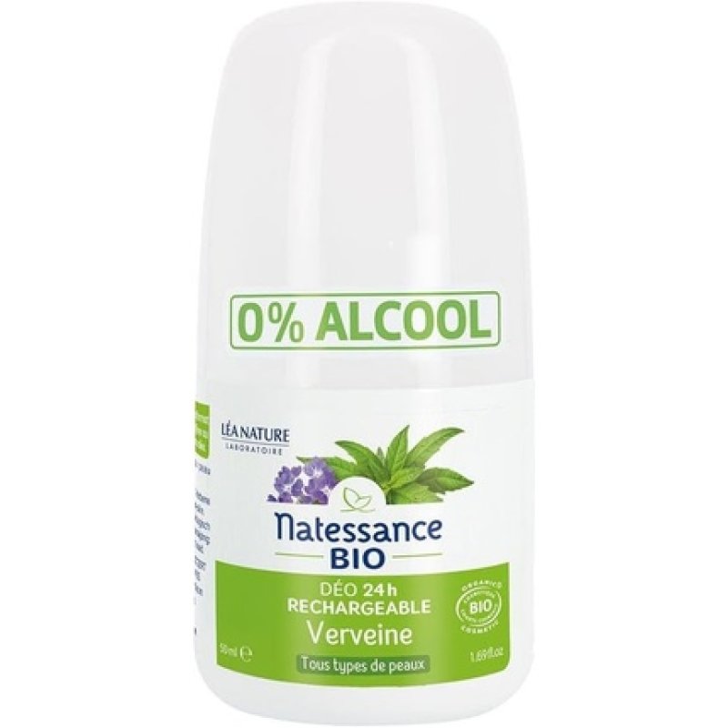 Natessance Deo 24h Verbena Organic Refillable 50ml