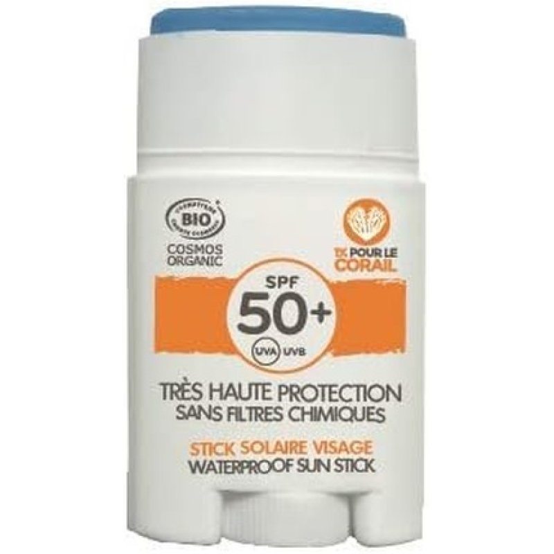 Alphanova Blue Whale Face Sun Stick SPF50 Organic 12g