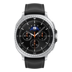 Samsung Galaxy Watch 8 Classic 3.3 cm (1.3") AMOLED 46 mm Digital 438 x 438 pixels Touchscreen Silver Wi-Fi GPS