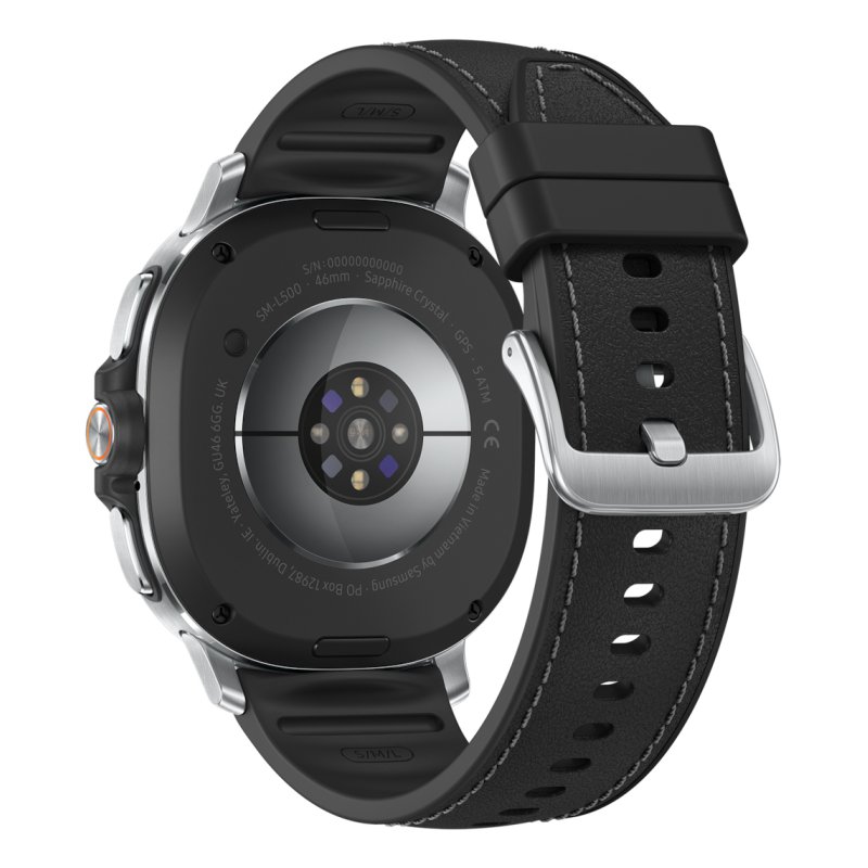 Samsung Galaxy Watch 8 Classic 3,3 cm (1.3") AMOLED 46 mm Numérique 438 x 438 pixels Écran tactile Argent Wifi GPS