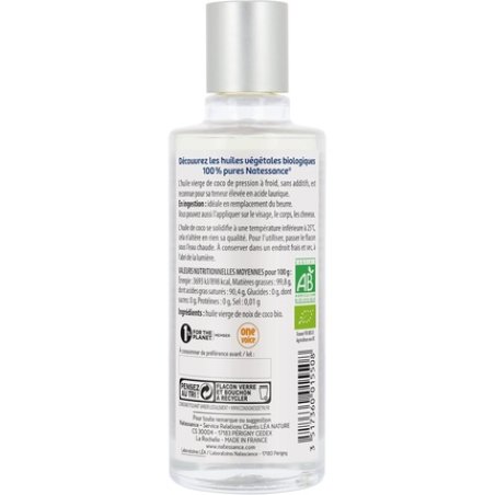 Natessance Organic Coconut Oil 100ml