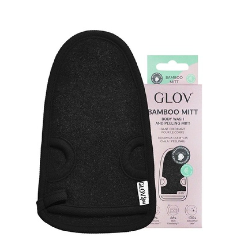 Glov Body Wash And Peeling Exfoliating Glove Black
